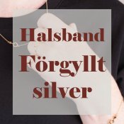 Halsband - Förgyllt silver