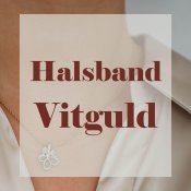 Halsband - Vitguld