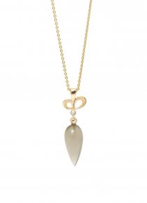 Per Borup Design Violina guldhänge månsten