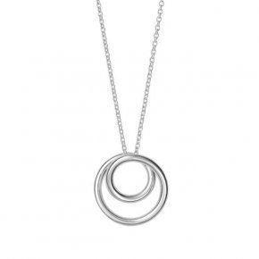 Heiring Twister Medium - Halsband i silver