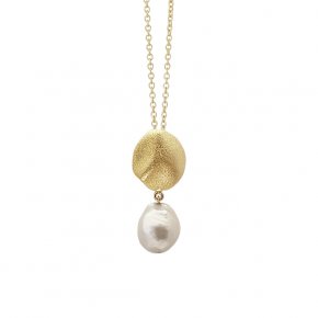 Heiring Noria Baroque Pearl - Hängsmycke i förgyllt silver