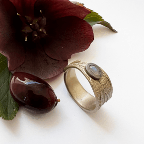 Lotta Jewellery Ring Korfu Olive - Brons