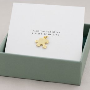 by Faith Pusselbit - Berlock i förgyllt silver