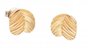 Lumoava Sprout gold earrings