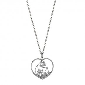 Lumoava x Moomin Collection My love - Halsband i silver