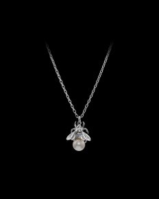 MARIA NILSDOTTER Bumblebee Pearl - Halsband i silver