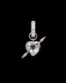 MARIA NILSDOTTER Rebel Love Clear quartz - Örhänge i silver