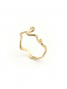 PER BORUP Calligraphy - Liten ring i guld
