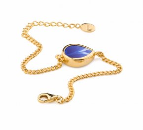 sägen berså/mon amie armband i förgyllt silver