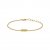 Heiring Feather mini - Armband i förgyllt silver