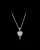MARIA NILSDOTTER Hazy Heart - Halsband i silver