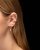 MARIA NILSDOTTER Pierced Heart Clear quartz Studs - Örhänge i silver