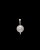 MARIA NILSDOTTER Charmed Pierced Pearl - Berlock i silver