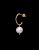 MARIA NILSDOTTER Pierced Pearl - Örhänge i silver