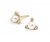 Per borup design Twigs guldörhängen pärla