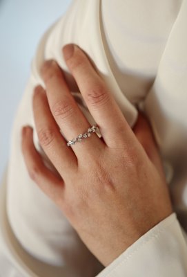 guldring alliansring twigs annorlunda förlovningsring stacking ring