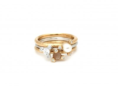 per borup design twigs månsten ring