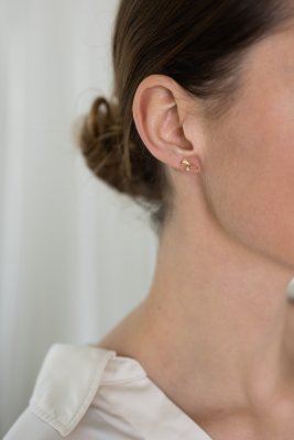 Per Borup Design Kaya - Små örhängen i guld