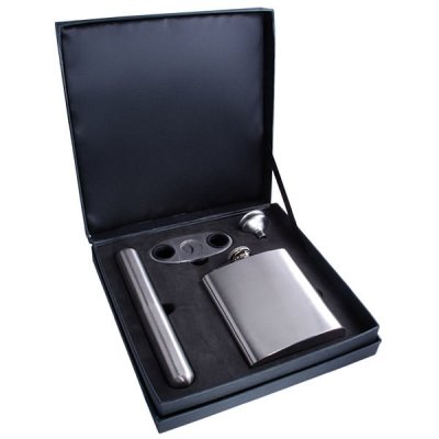 Plunta slät, set med tratt & cigarretui