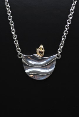 Navigare - Halsband i silver