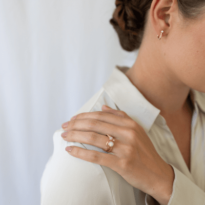 guldring dansk design per borup opal diamant