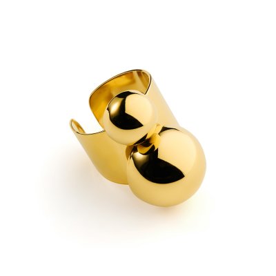 SÄGEN Solar Golden Collection - Earcuff i stål