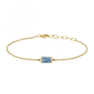 Heiring Square Bracelet - Armband i förgyllt silver