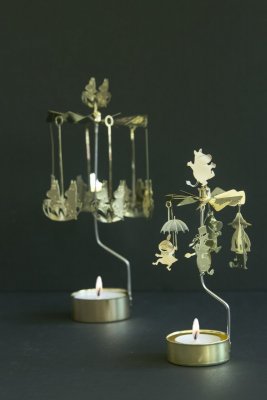 Änglaspel Muminfamiljen - Ljusstake för värmeljus