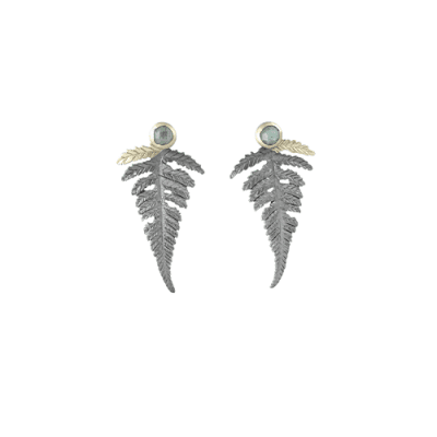 Lotta Jewellery The Lady Fern - Örhängen i brons