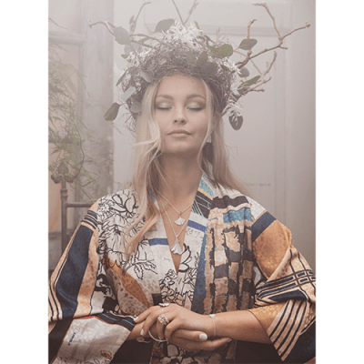 ginkgo blad halsband lotta jewellery