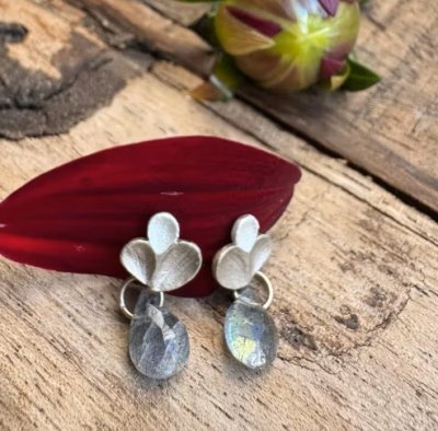 Lotta Jewellry Daisy Duke - Örhängen Silver/14K