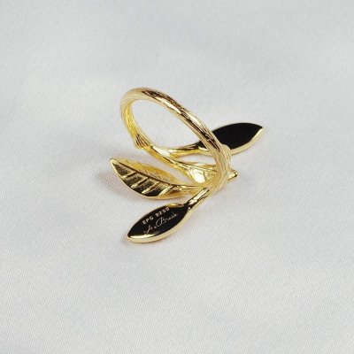Blooming spring adjustable ring