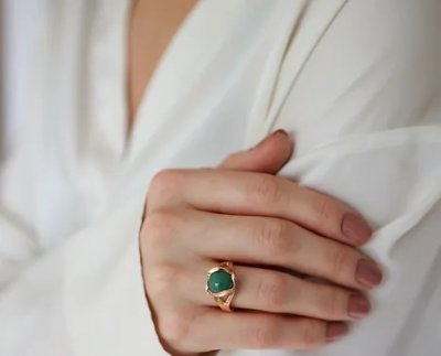 Per Borup Design Changeling - Aventurin grön facetterad