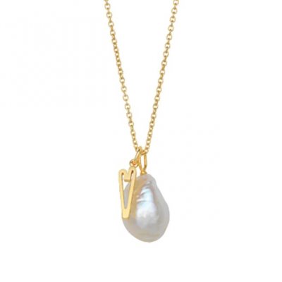 barocka pärlor halsband berlock