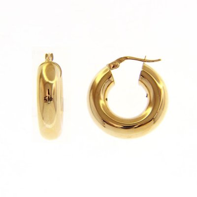 Catwalk Jewellery - Chunky creol i guld