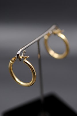 Rörcreoler - Örhängen i guld