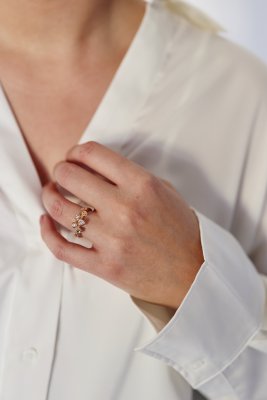 Per Borup Design Fiona - Ring i guld med diamant