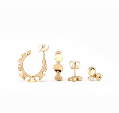 Per Borup Design Fiona - Örhängen i guld med diamant