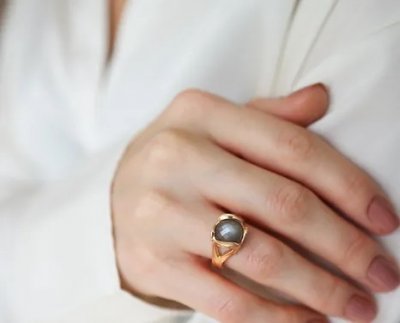 Per Borup Design Changeling - Månsten grå facetterad