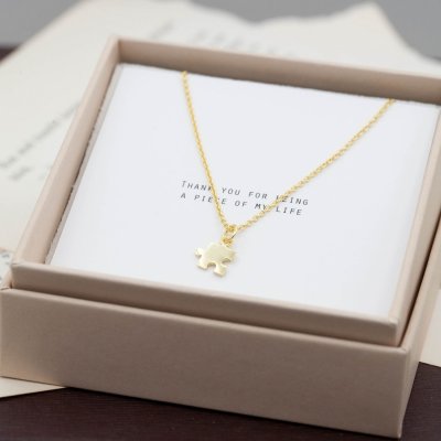 by Faith Pusselbit - Halsband i förgyllt silver