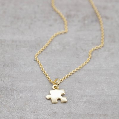 by Faith Pusselbit - Halsband i förgyllt silver