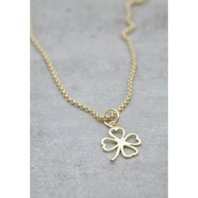 925 by Faith Halsband guld silver lyckoklöver