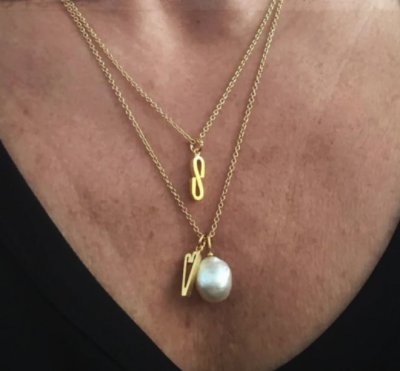 barocka pärlor halsband berlock