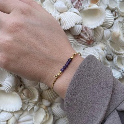 Heiring Multisize - Topp till armring/kedja Ametist