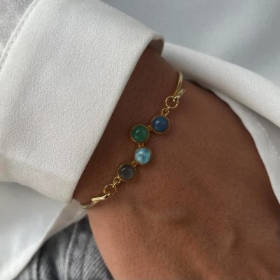 Heiring Multisize - Topp till armring Horizon Blue mix