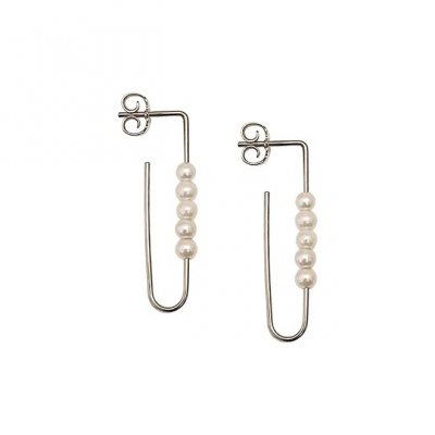 Heiring Pearl x 5 - Örhängen i silver