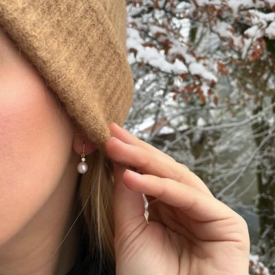 Heiring Baroque Pearl - Örhängen i förgyllt silver