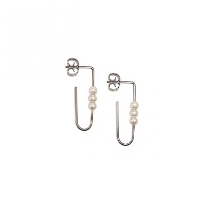 Heiring Pearl x 3 - Örhängen i silver