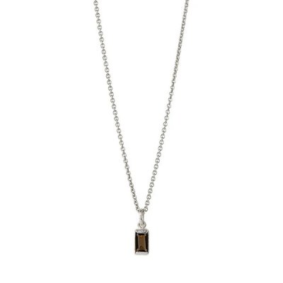 Heiring Square - Hängsmycke med ädelsten