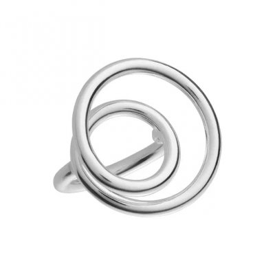 Heiring Twister Large - Ring i silver